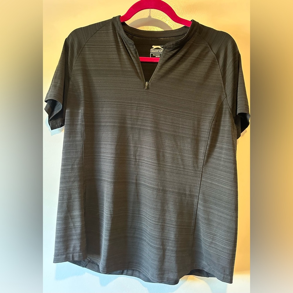 Slazenger Charcoal Short Sleeve Golf Tee